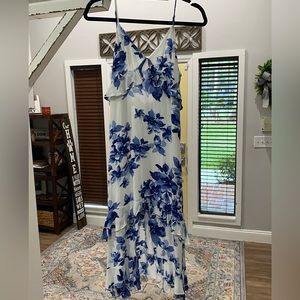 Lulus Strappy Flowery Dress